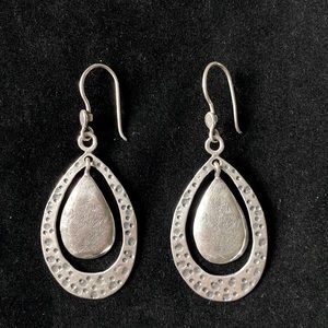 Sterling silver drop earrings